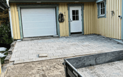 Markarbete för nybygge i norr – Från schaktning till stabil husgrund